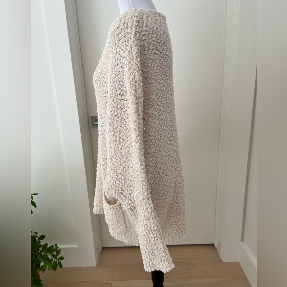 UMGEE Boucle Knit Pullover Sweater Oversize Relaxed Fit Casual Loungewear - Picture 9 of 13
